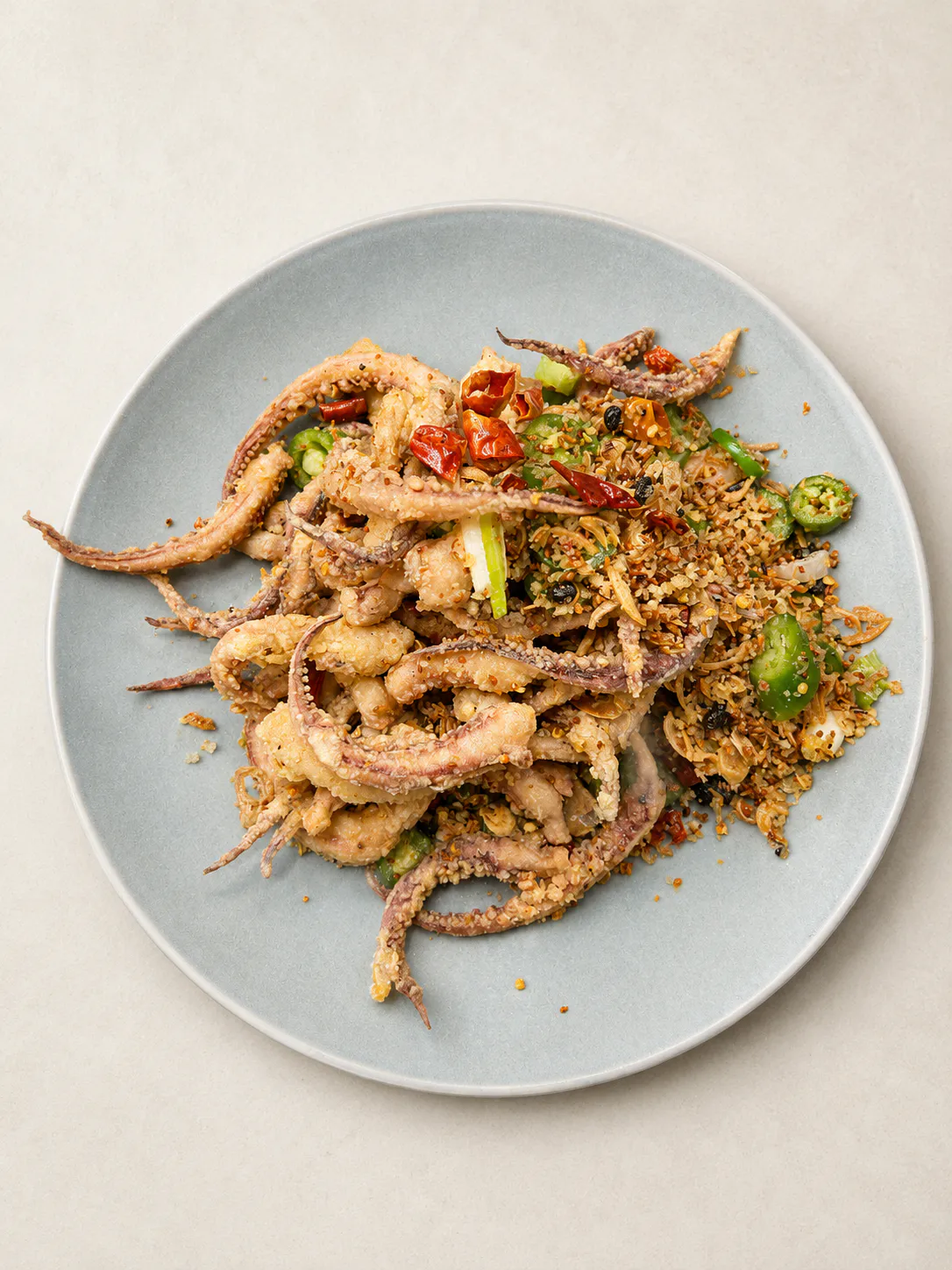 Typhoon Shelter Squid Tentacles at Szechwan Garden, Chinese Restaurant in Chandler